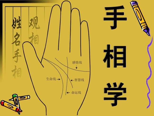 <strong>手相</strong>学图解：<strong>手相</strong>三条线代表什么