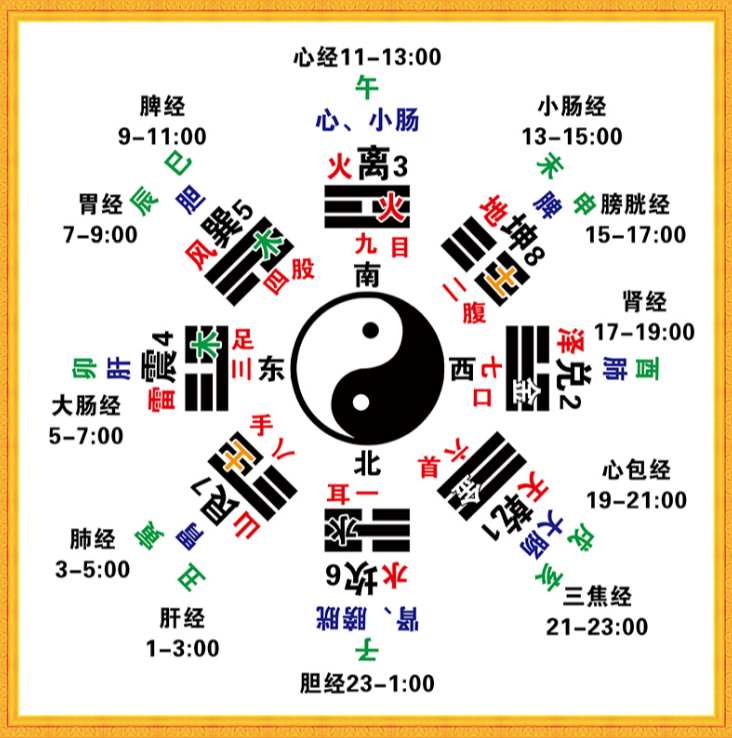 易经八卦<strong>五行</strong>和人体的关系 易经里的八卦与人体 方位 <strong>五行</strong>间有何联系