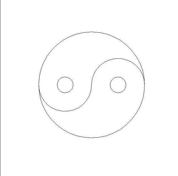 CAD制作八卦图的操作流程 CAD制作八卦图的操作流程截图