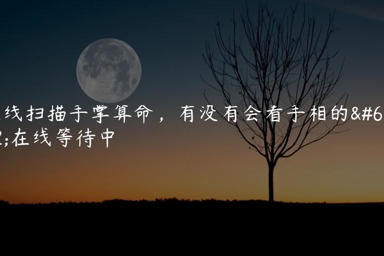 在线扫描手掌算命 有没有会看手相的 在线等待中